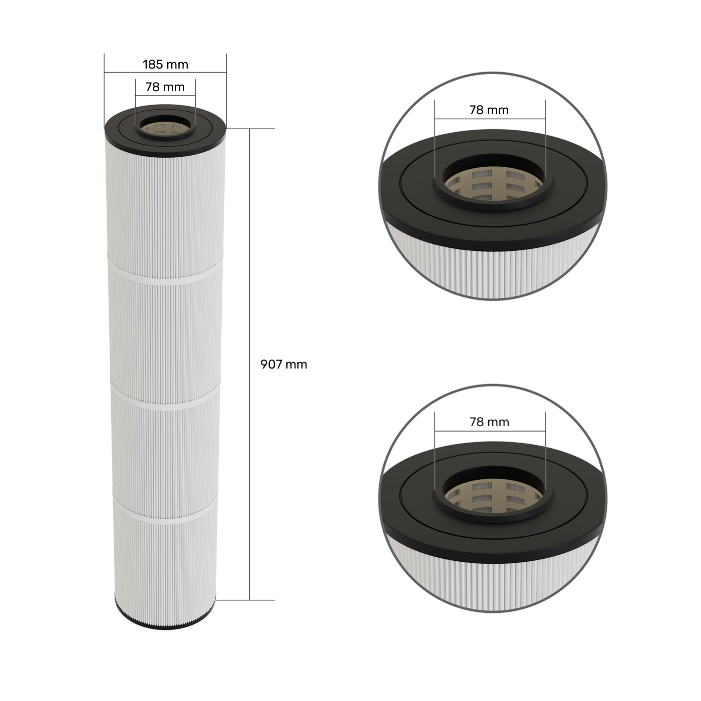 Filtre cartouche pour système CF150