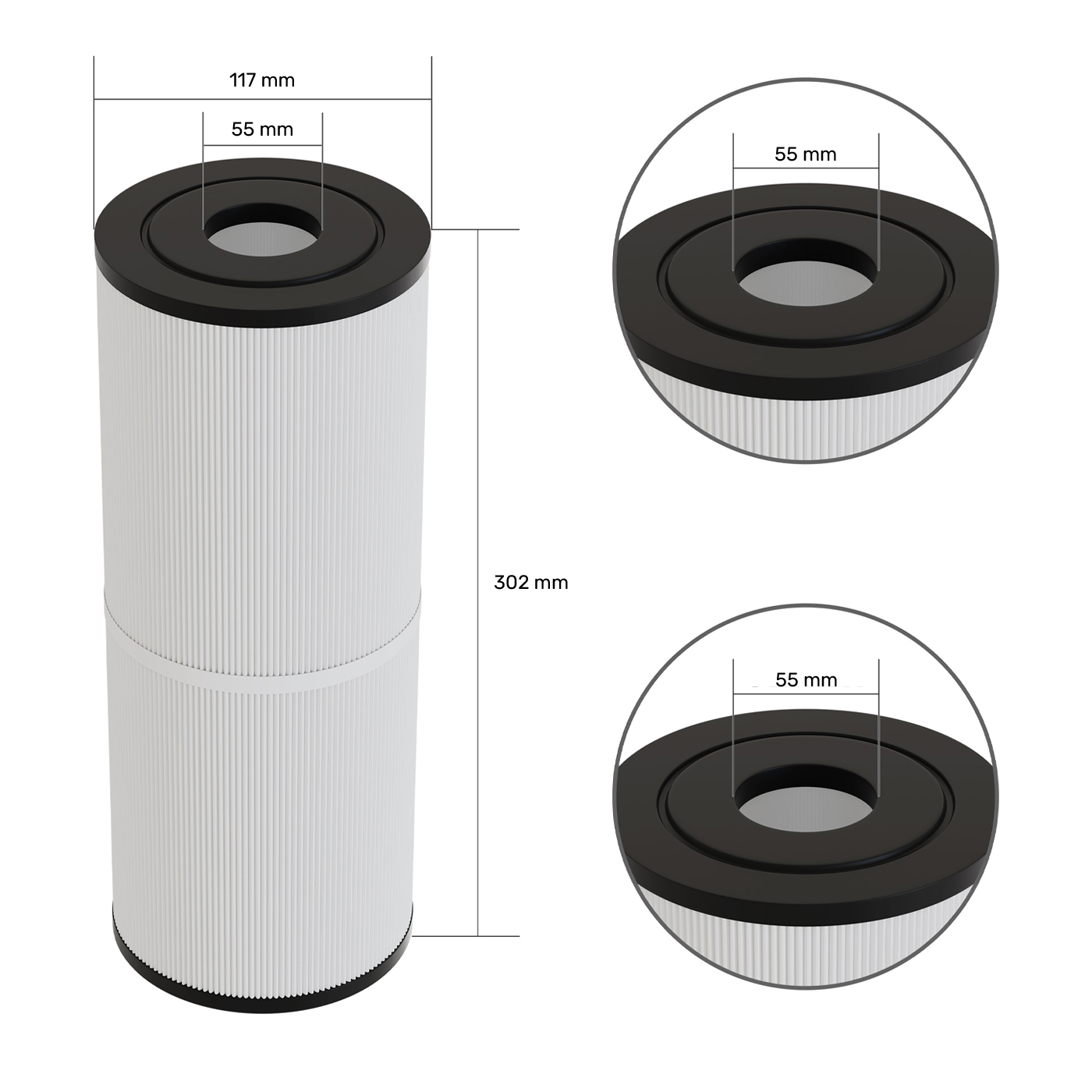 Spa Filter Cartridge 40254 / C-4325 / PA225 / SC755