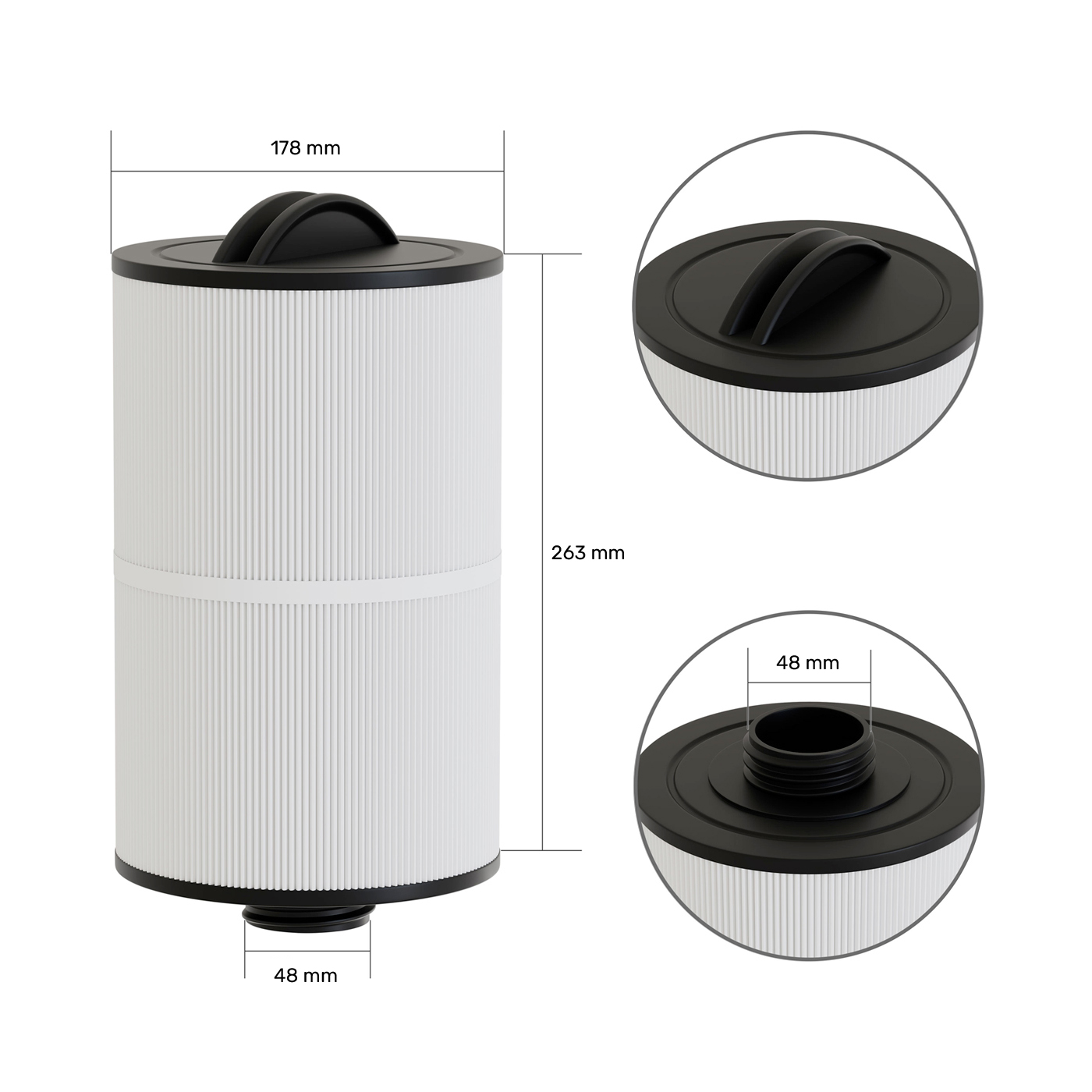 Spa filter (70522 / 7CH-975 / FC-0475 / PDO75)