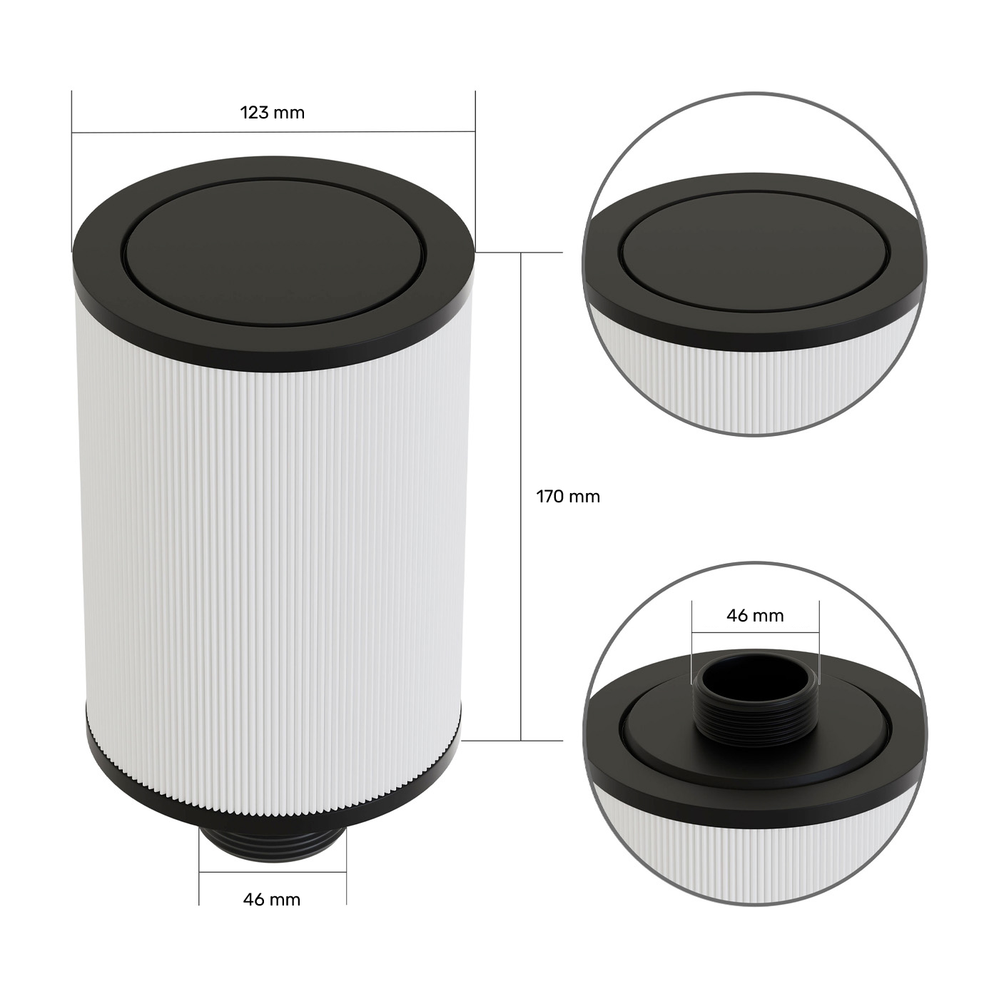 Spa Filter 50406 / 4CH-23 / PFF42TC-P4 / FC-2400