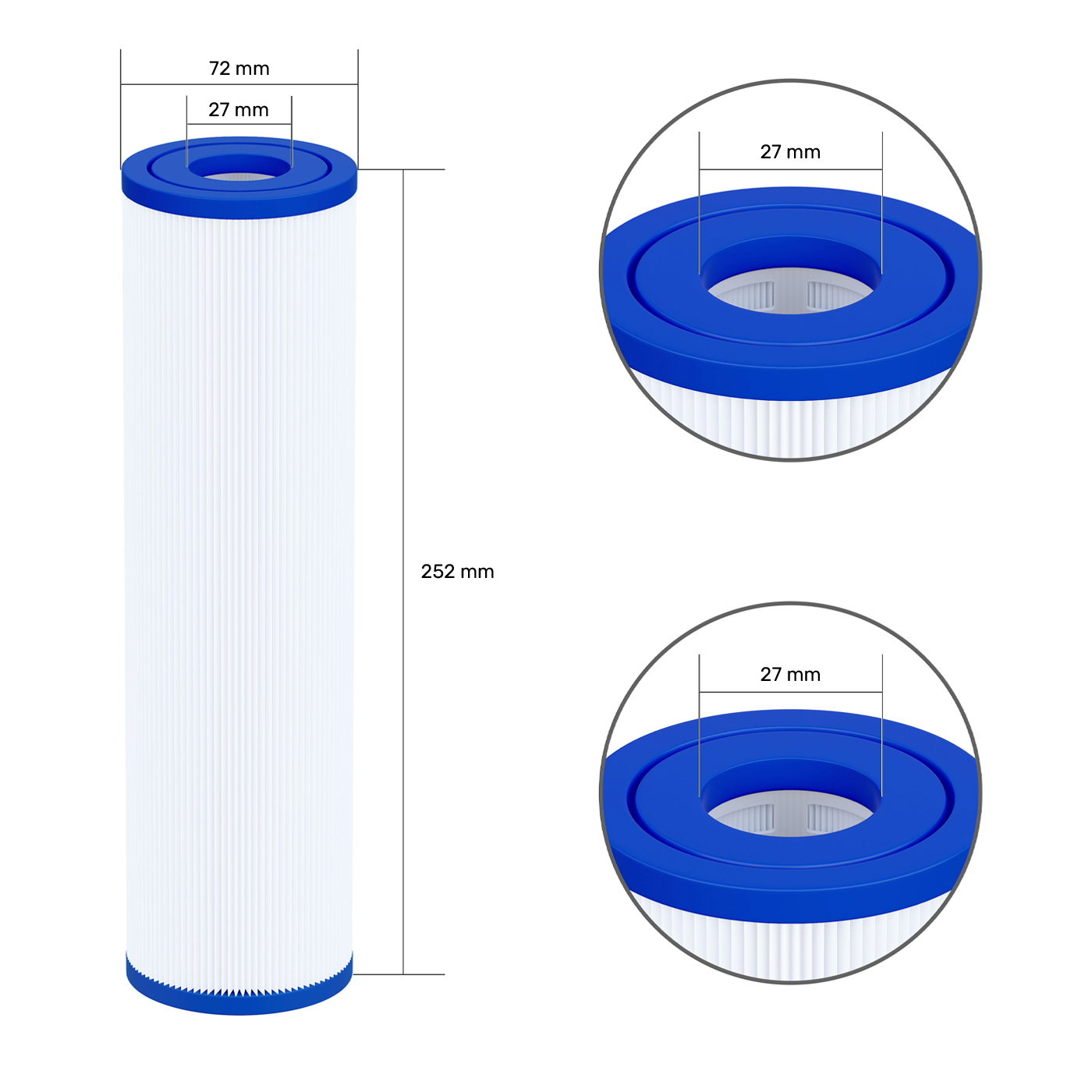 Spa filter 20063 / C‑2306 / PH‑6‑3