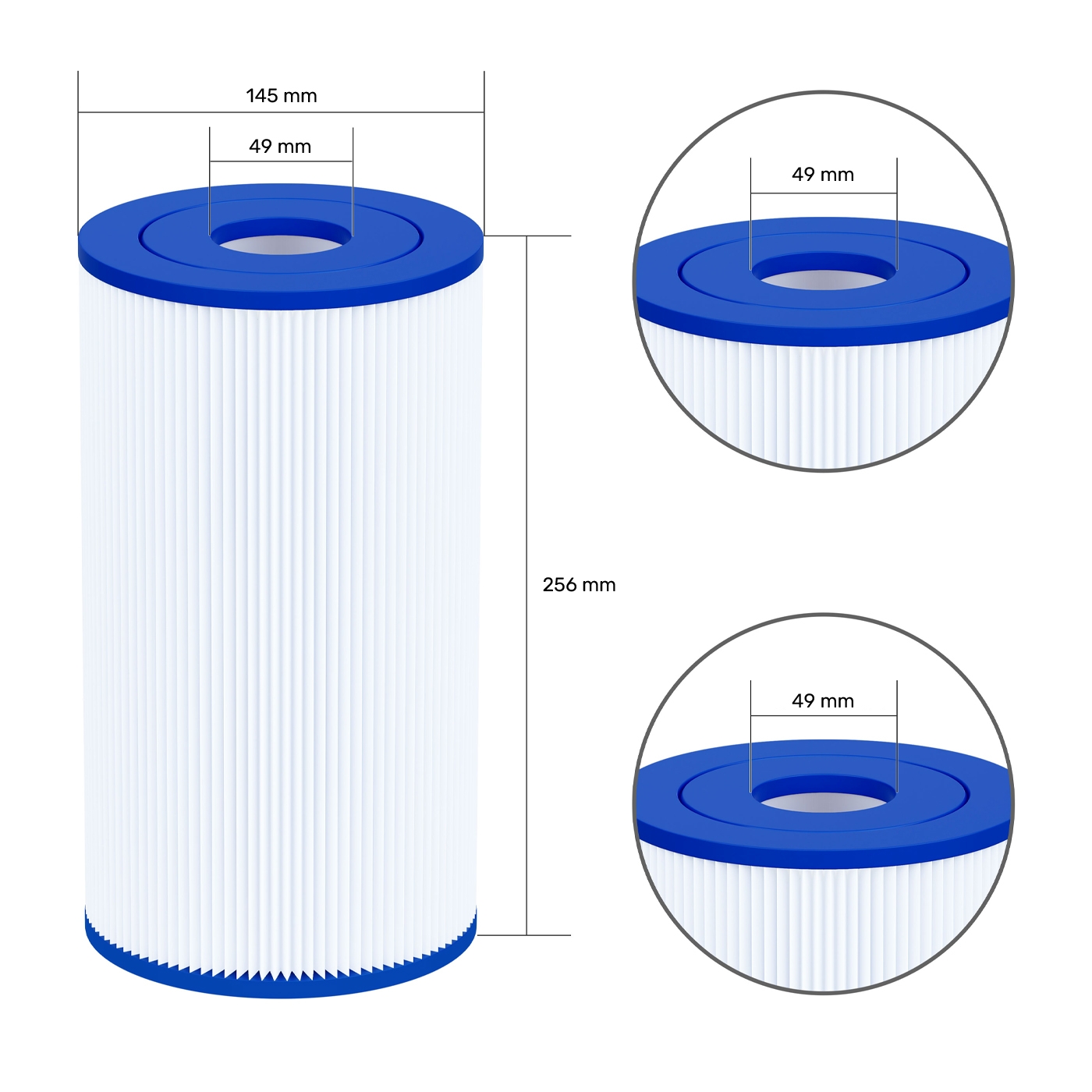 Whirlpool-Filter (50152 / C-5315 / PIN20 / Intex-B)