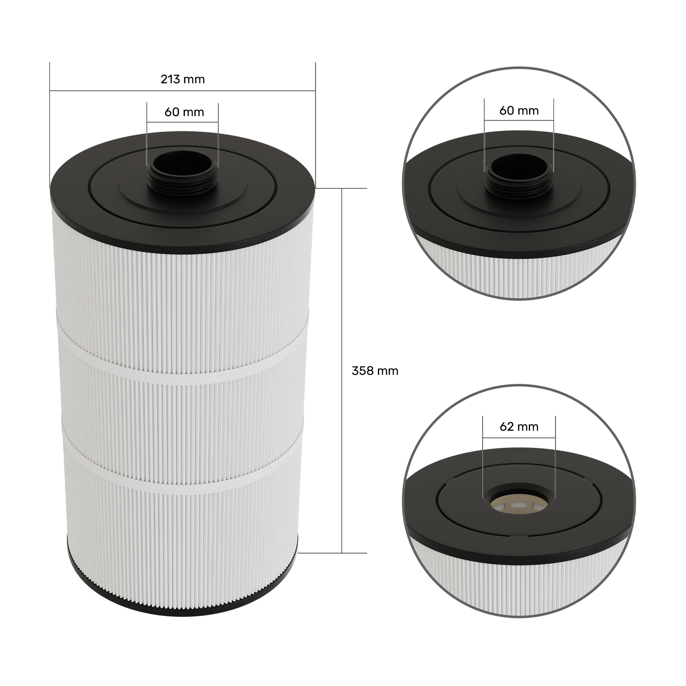 Filter Spa (80801 / C-8380 / T-8380 / PSD85 / FC-2810)