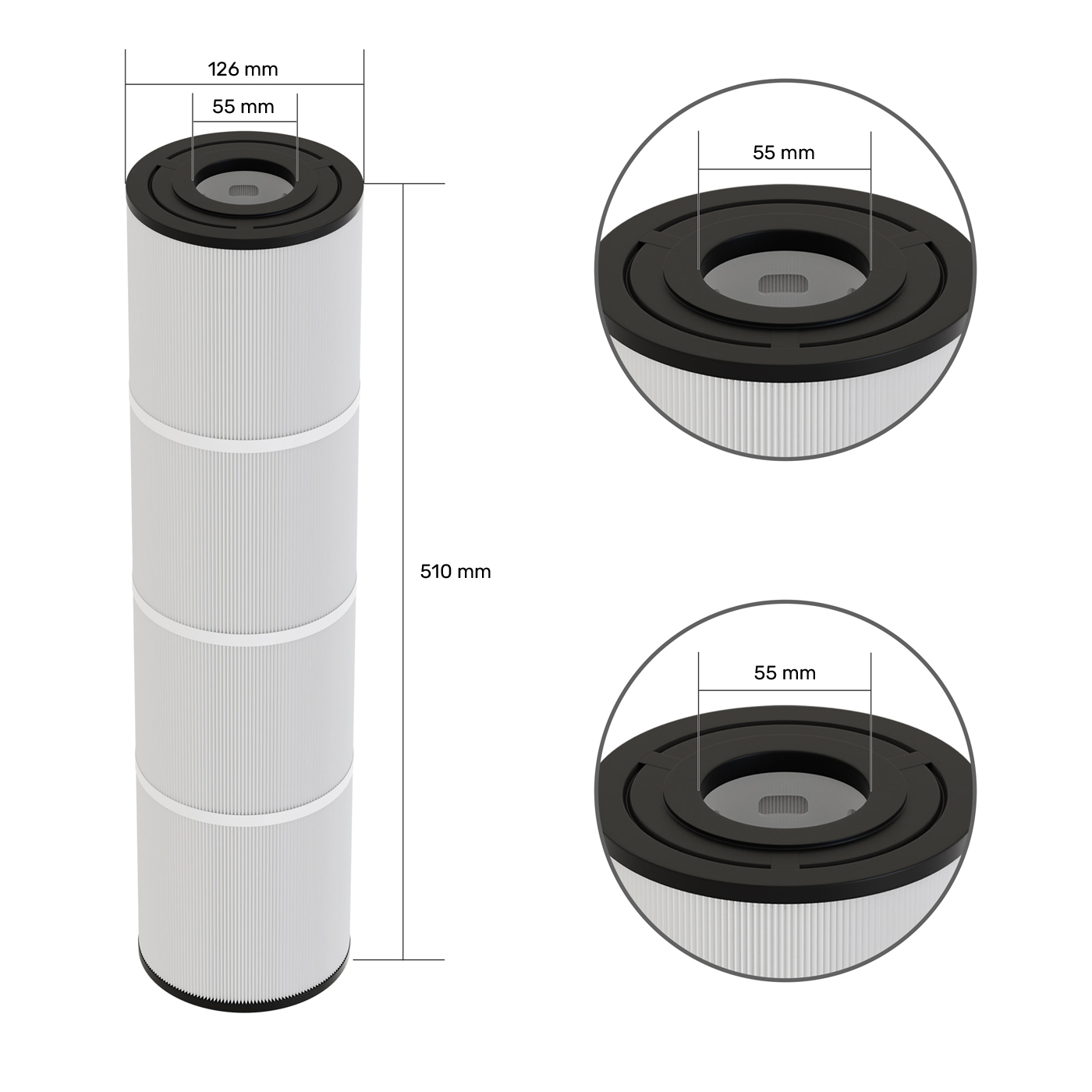 Filtre spa (40751 / C-4975 / PRB75 / FC-2395)
