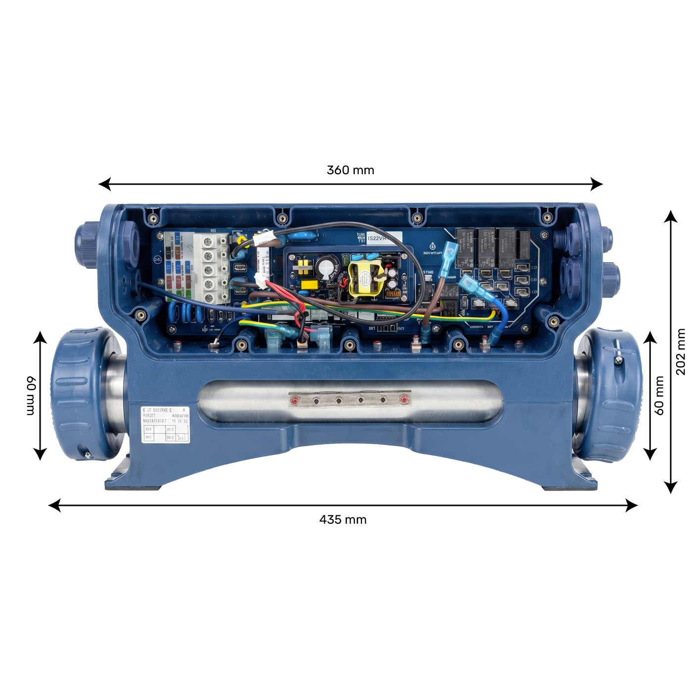 Control system P25B37 with heater for spa