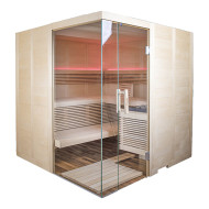 Sauna Rauma Harmony en bois massif - 4-5 personnes