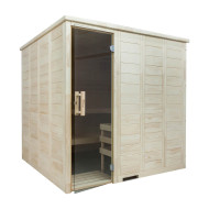 Sauna Rauma Easy en bois massif - 4-5 personnes