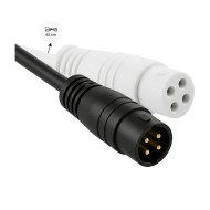 Single LED cable 5v - 4-pin DIN connector