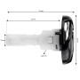 Jet Hurricane - rotating 2.25'' (57mm) - clip-on