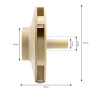 Turbine (Impeller) für Maelstrom-Pumpe - MS-1 - 2,5 PS
