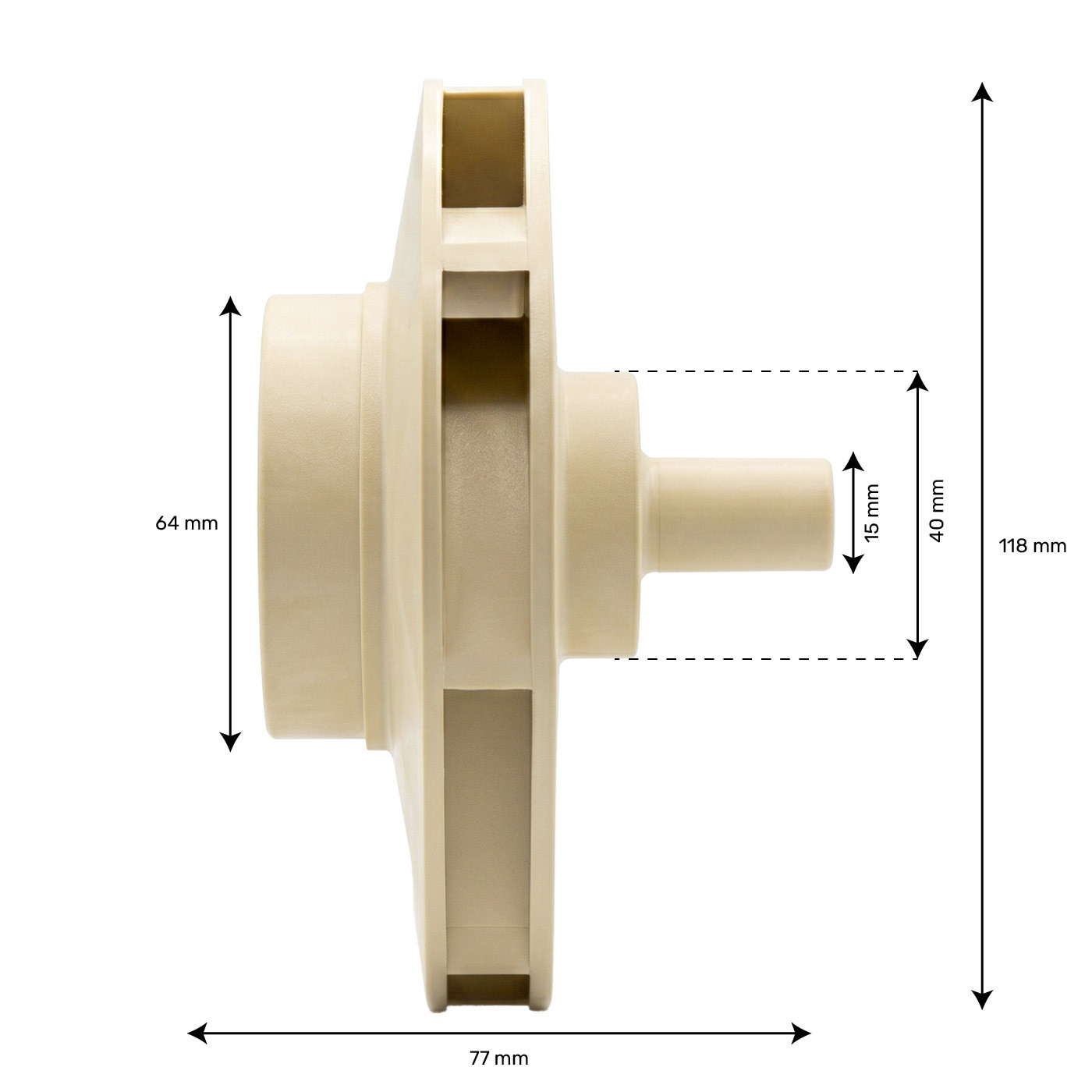 Turbine für Pumpe TDA200