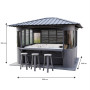 Pavillon de jardin pour Spa - Gazebo