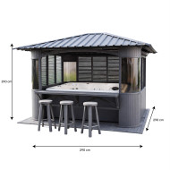 Pavillon de jardin pour Spa - Gazebo