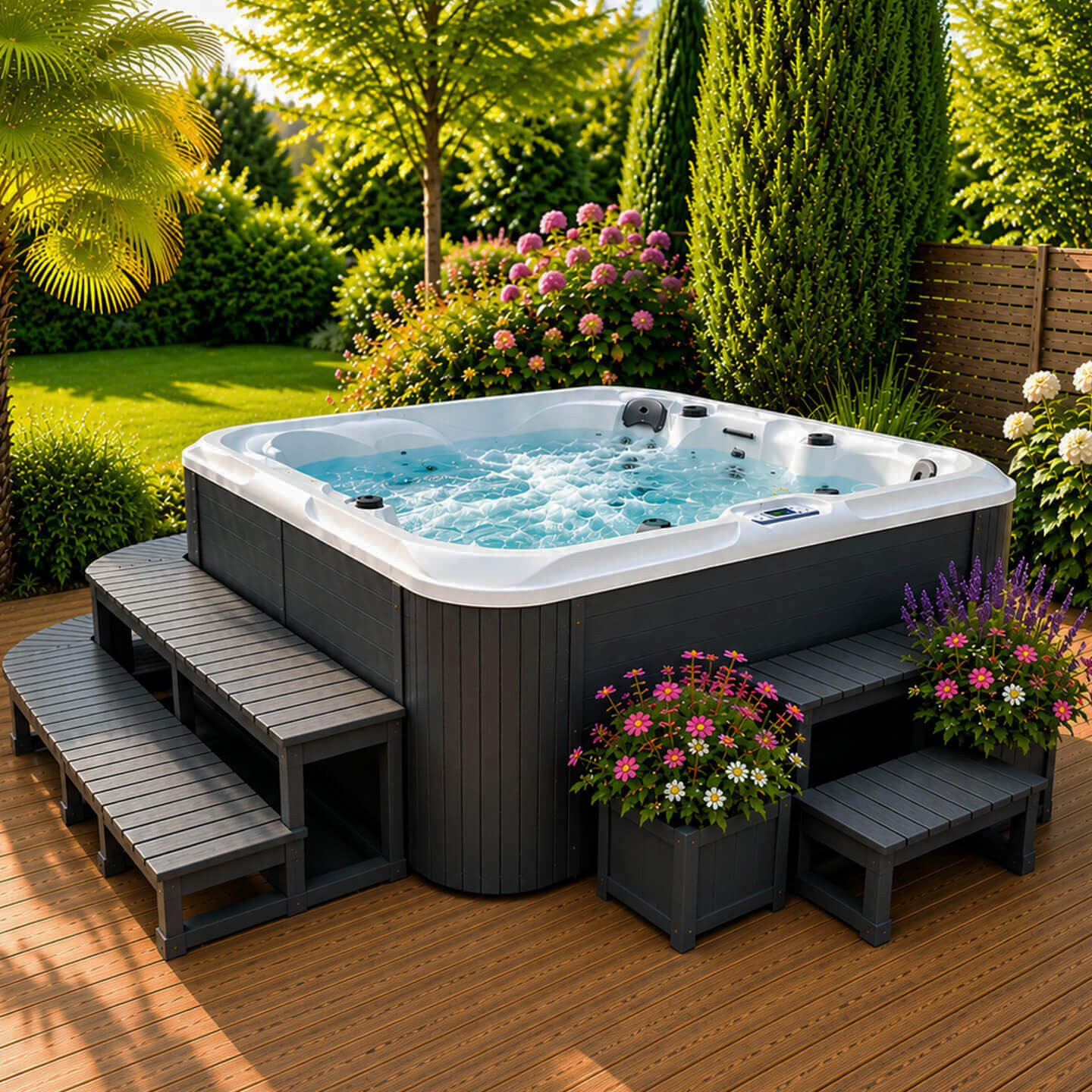 Complete surround casing for spa Complete surround casing for spa