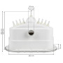 Swim spa jet - LED counter current 369mm - clip-on