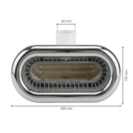 Swim spa jet - LED counter current 250mm - clip-on