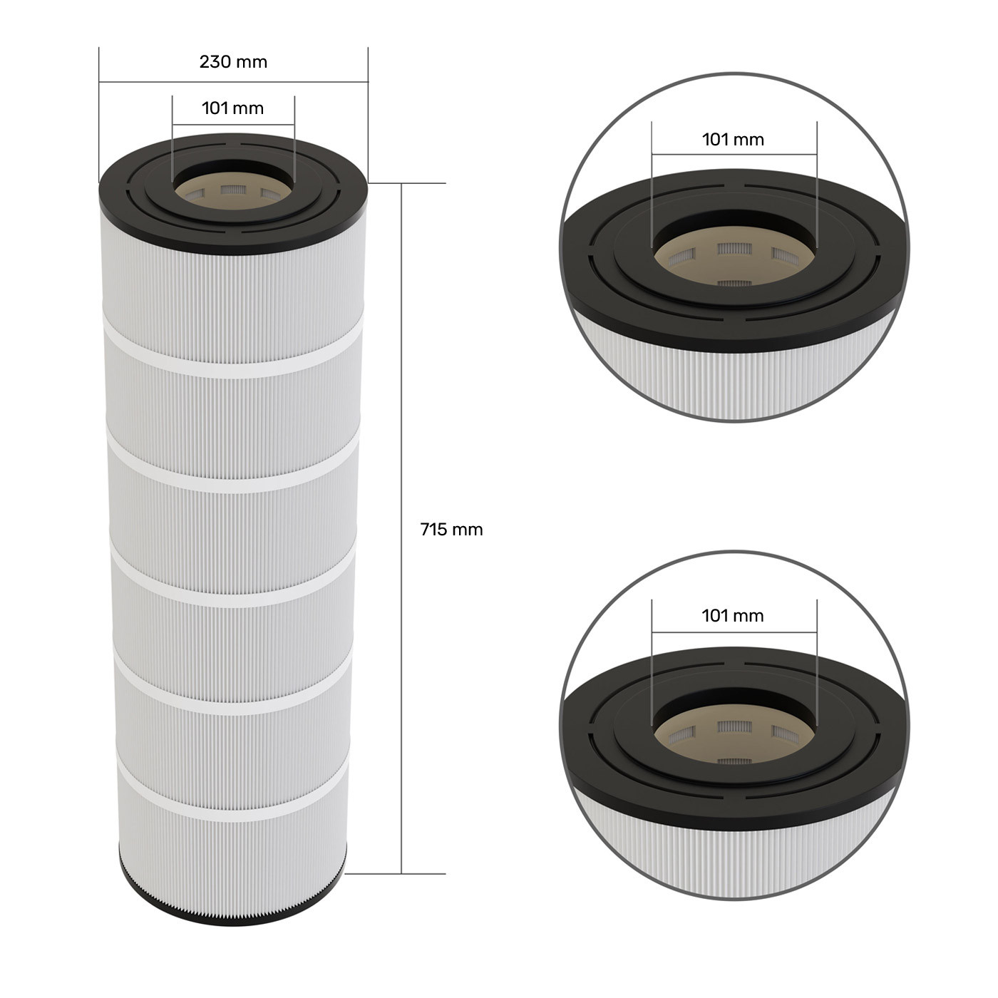 Filtre 81756 / C-8417 / C1750 / CX1750RE / C1900RE / PA175 / PXC175