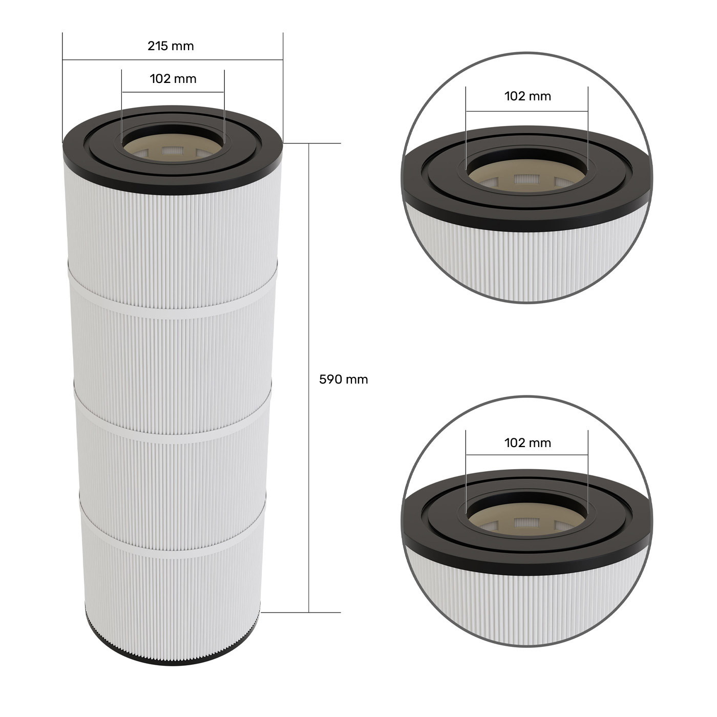 Filtre 81002 / C-8610 / HAYWARD CX1100RE, C1100 / PA100