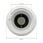 Clip-on socket for LVJ 3.5'' jet - L-0120