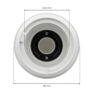 Nozzle for LVJ 3.5'' (80 mm) jet L-0120 - snap-on
