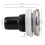 Buse de refoulement ozone (42 mm) Noir et Inox