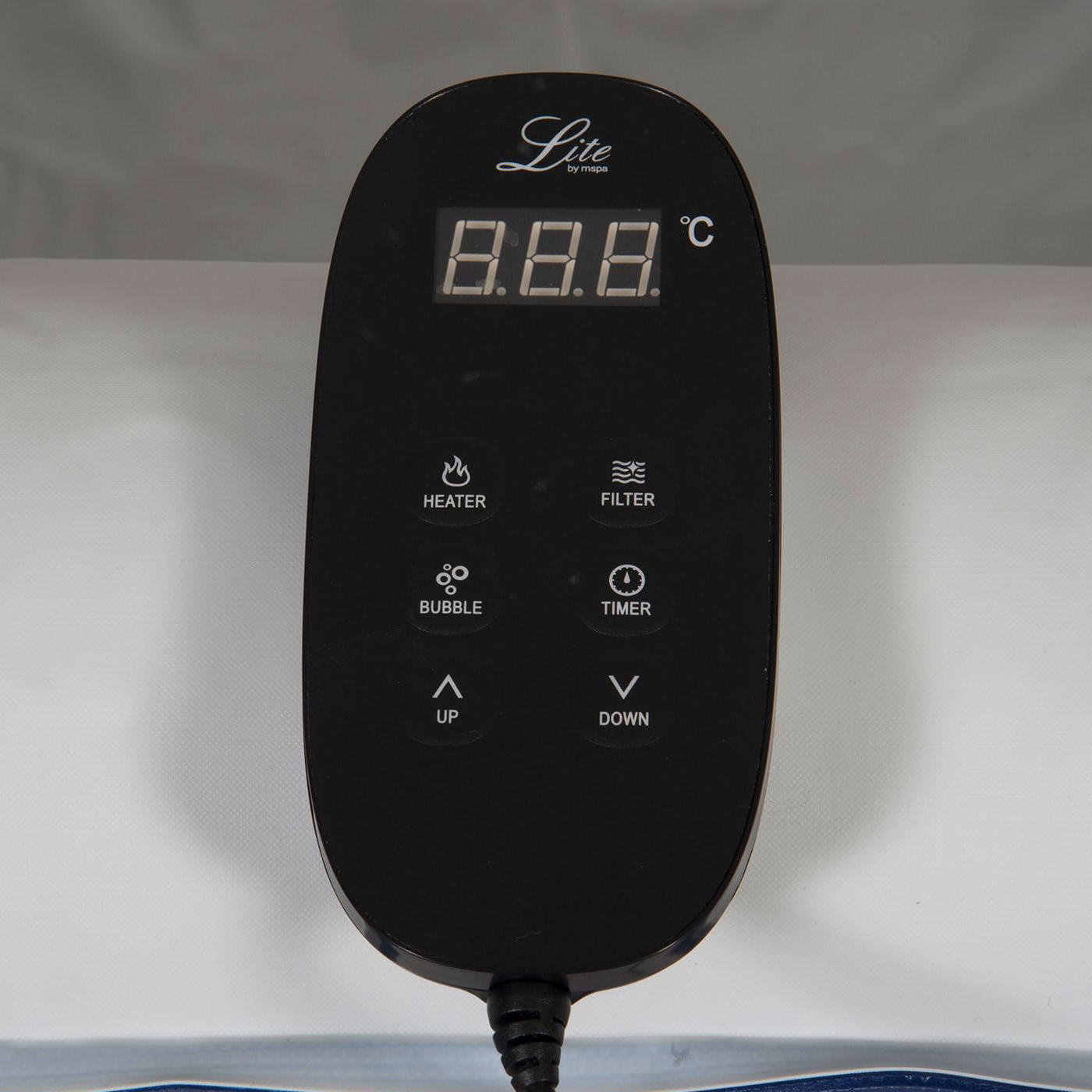 Bassin Lite LS06-GR mit Befestigungen am MSPA-Becken - grau.