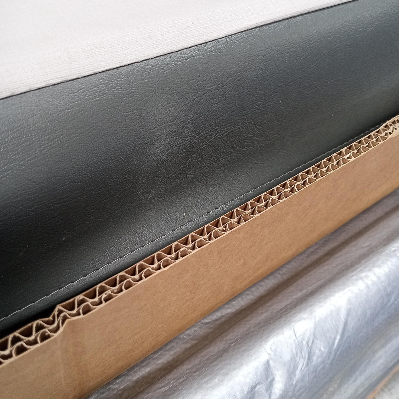Abdeckung für Spa 213 cm x 213 cm R40 cm - Graues Vinyl - B-ware