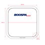 Abdeckung für Spa 213 cm x 213 cm R40 cm - Graues Vinyl - B-ware