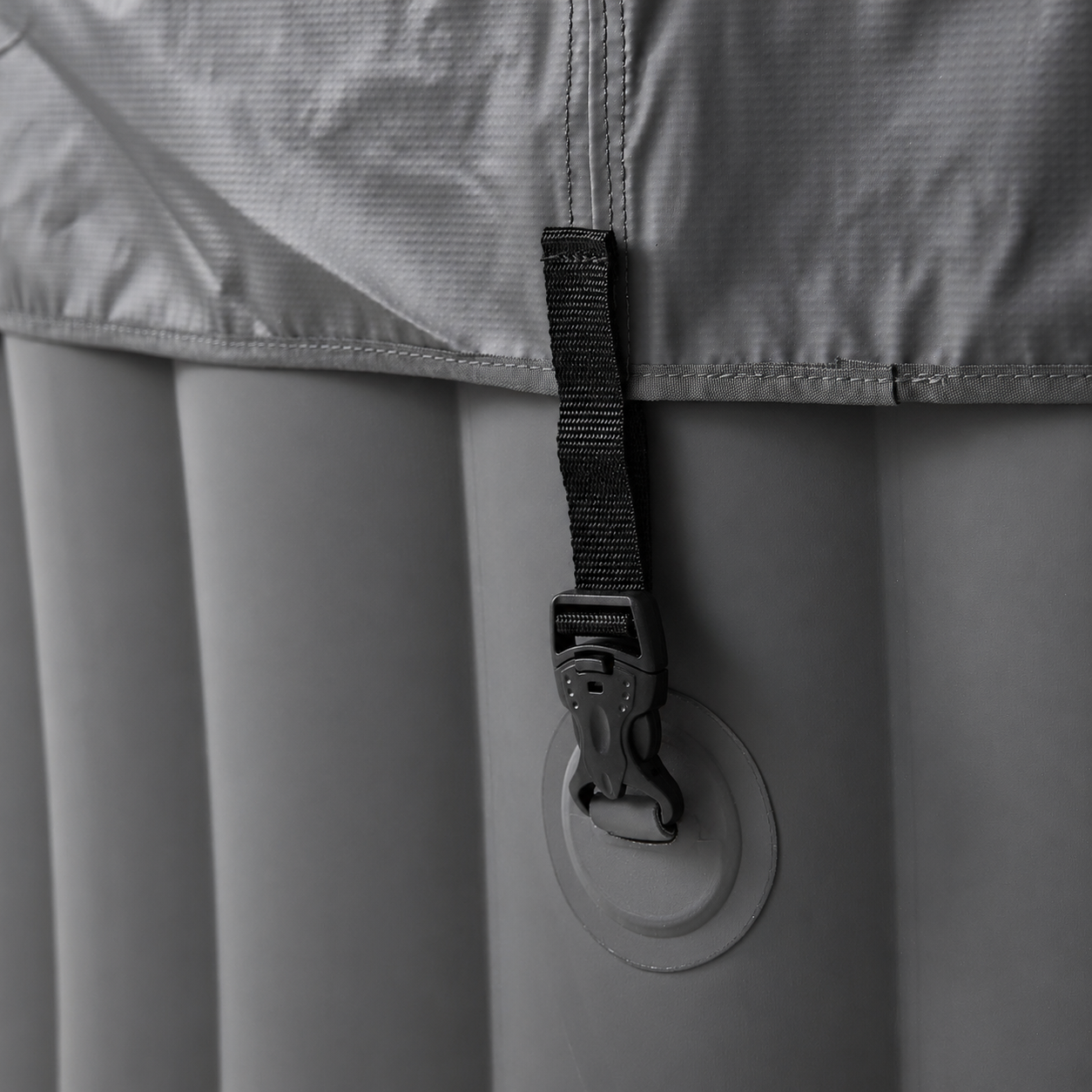 Pool Lite LS04-GR mit Befestigungen am MSPA-Pool - Grau
