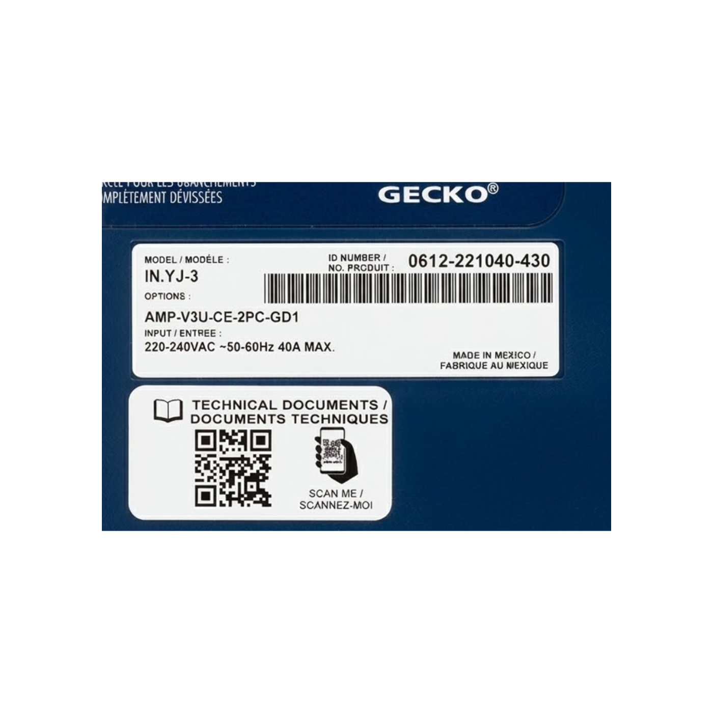 Pack système GECKO IN.YJ-3 / IN.K300 - 0612-300003