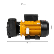 Pompe SpaPower Maxiflow 3HP - mono-vitesse