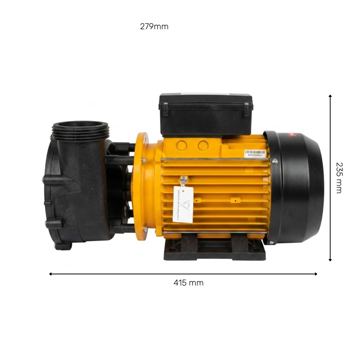 Pompe SpaPower Maxiflow MonoVitesse 3HP / 2.2kW