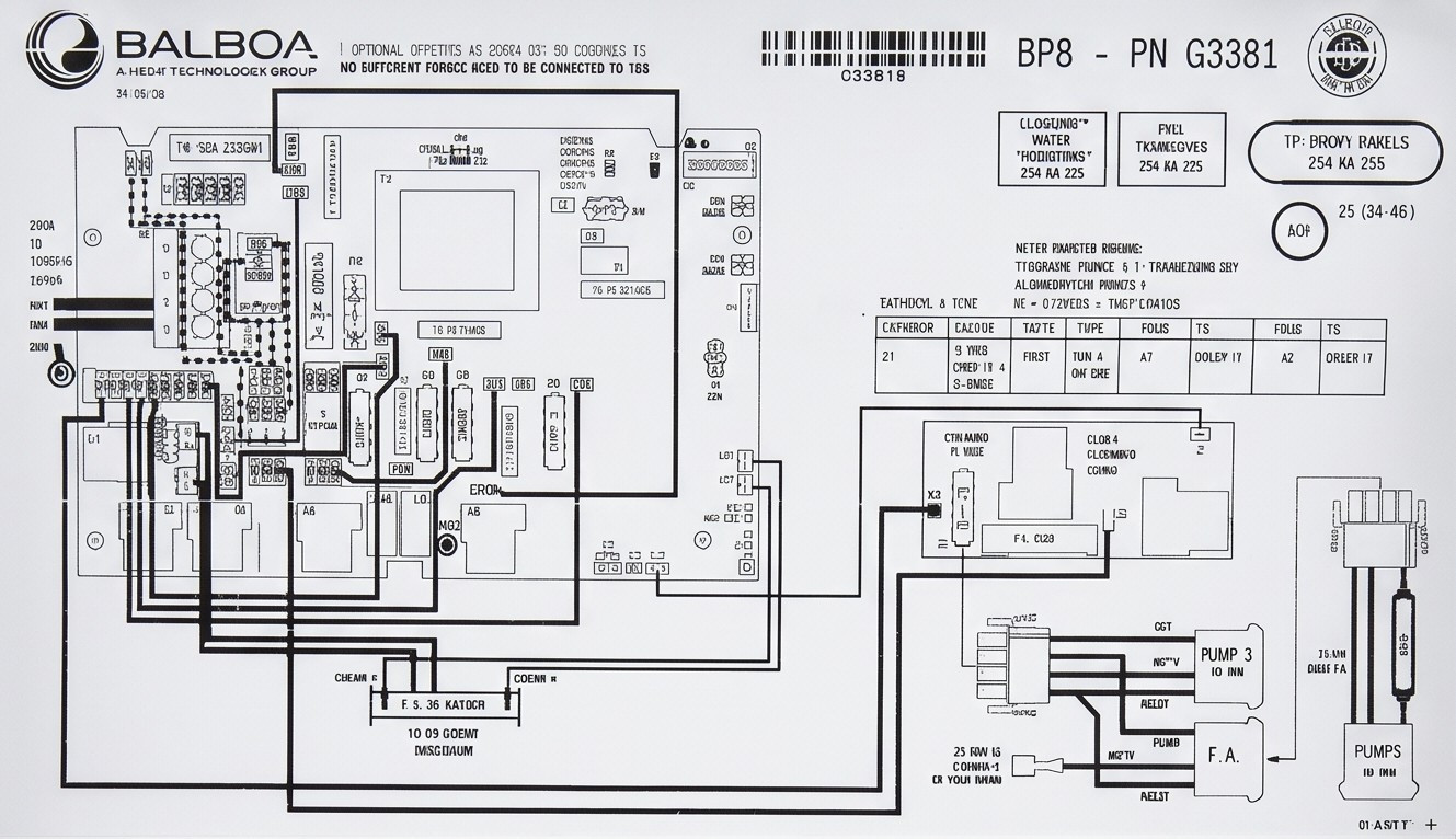 Balboa BP8 Spa Control Box G3381 - Integrated 3kW Heater
