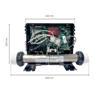 Komplettes Balboa BP10-Steuerungssystem (3 kW) mit SpaTouch 3 Bedienfeld