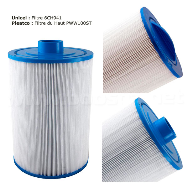 Filtre spa PWW100ST (la paire) - 6CH-941 + 6CH-942 - 6TP-941 + 6TP-942