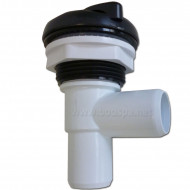 Regulation valve for 1-inch Wave Cascade / Black ABS