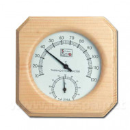 Thermomètre Hygromètre 1 cadran pour sauna