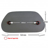 Appui-tête droit Gris VX pour spas Calspas