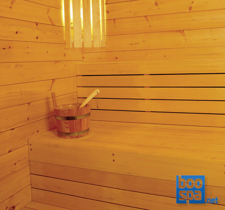 Applique murale d'angle pour lampe de sauna