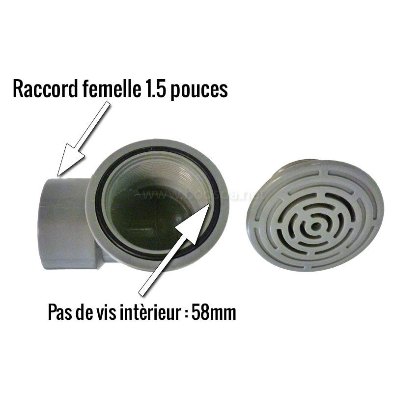 Bonde de fond pour spa Bonde de fond pour spa