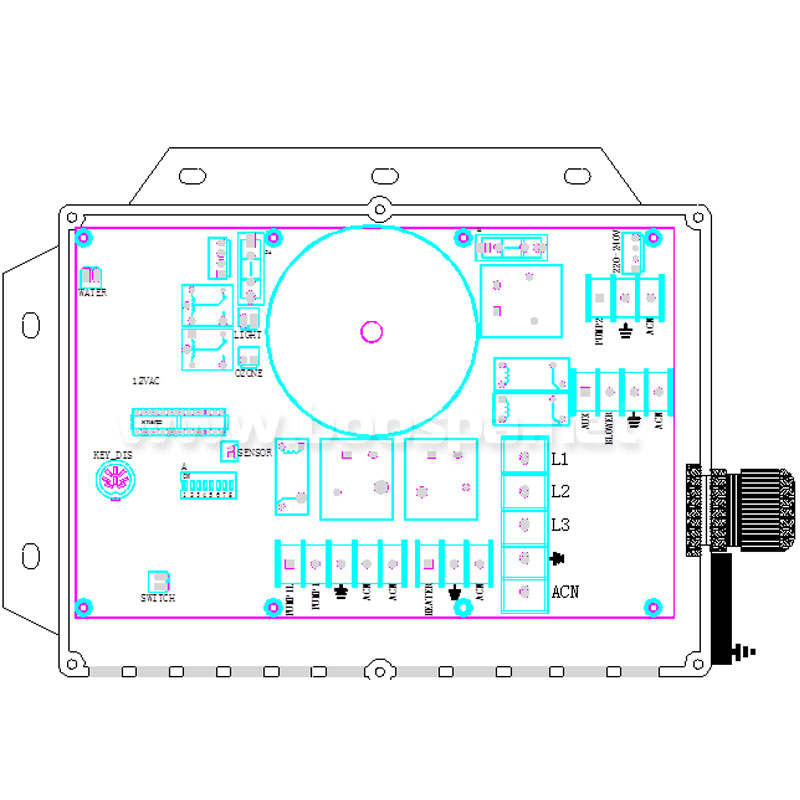 Pack de contrôle spa complet KL6700