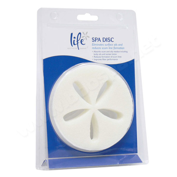Froth Absorbing Disc Spa Cleaner
