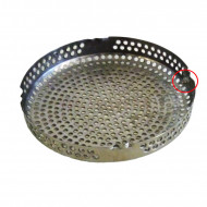Grille de bonde d'aspiration INOX 1 vis de fixation
