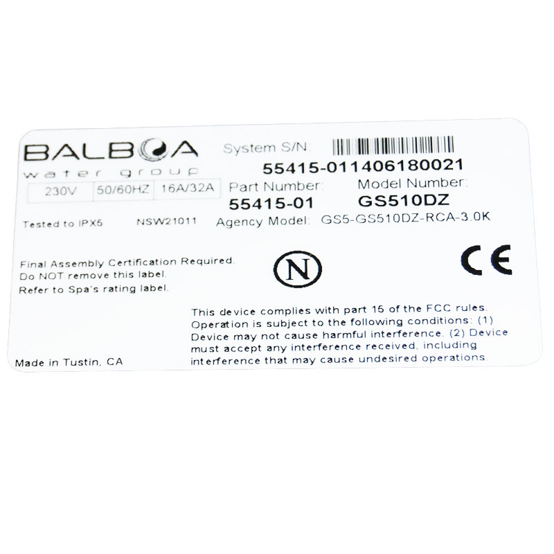 GS510DZ Electronic Control Box + Heater