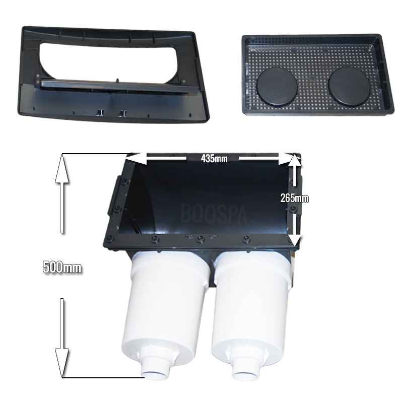Skimmer complet Wave double filtres