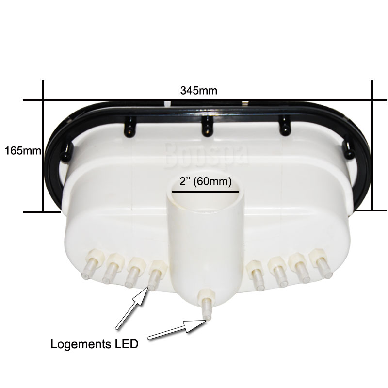 INOX LED Waterfall 35 cm