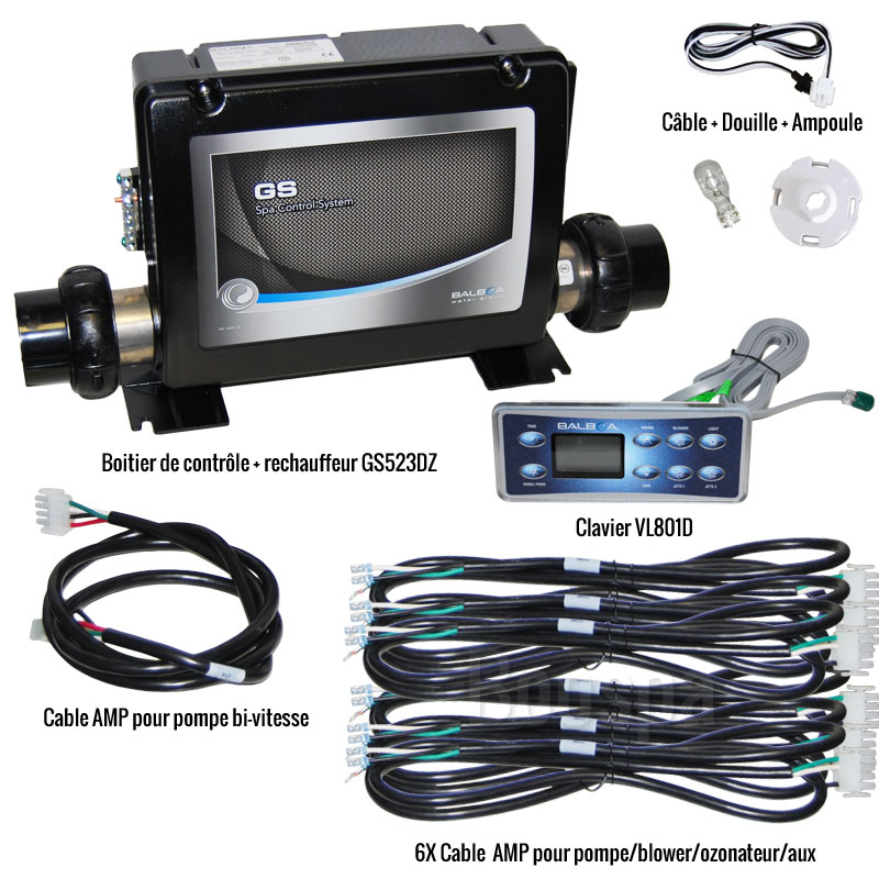 Système électronique complet VL801D + GS523DZ