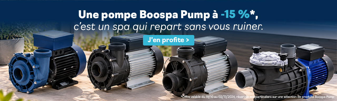15% sur les Boospa pump