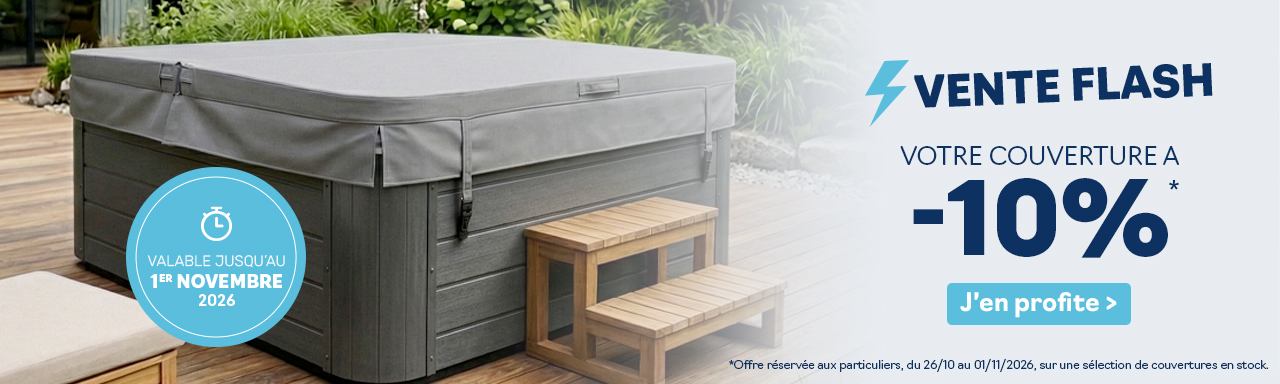 Offre flash -10% couverture en stock