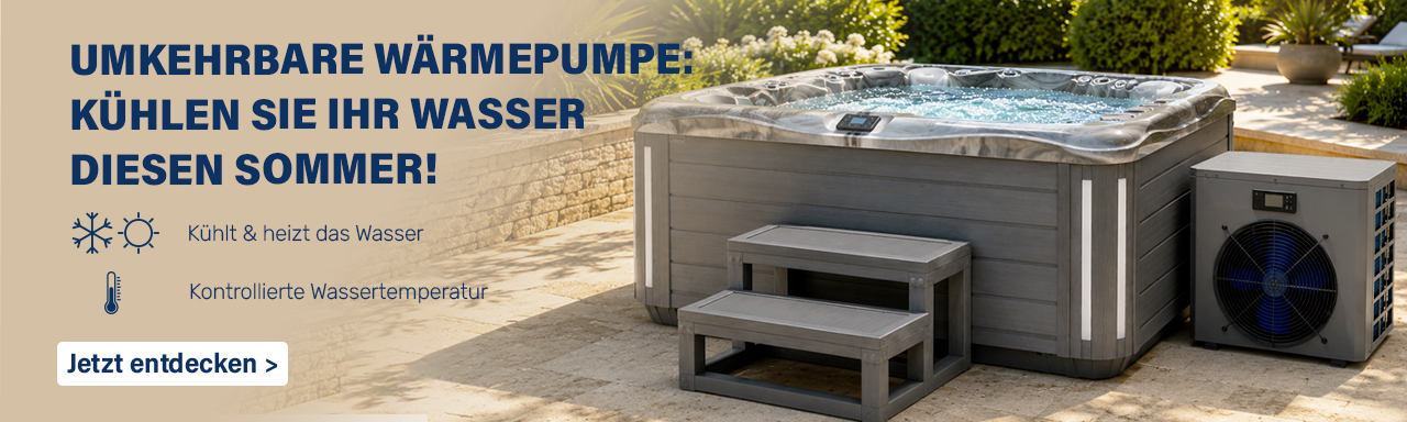 Umkehrbare W&auml;rmepumpe: K&uuml;hlen Sie Ihr Wasser diesen Sommer!